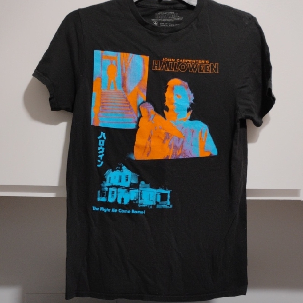 Halloween Michael Myers Black Halloween Graphic Tee Sz.S